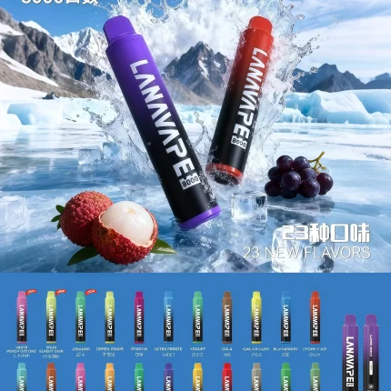 LANA ZOLT 8000 Puffs 拋棄式電子煙｜23種口味・高續航人氣推薦